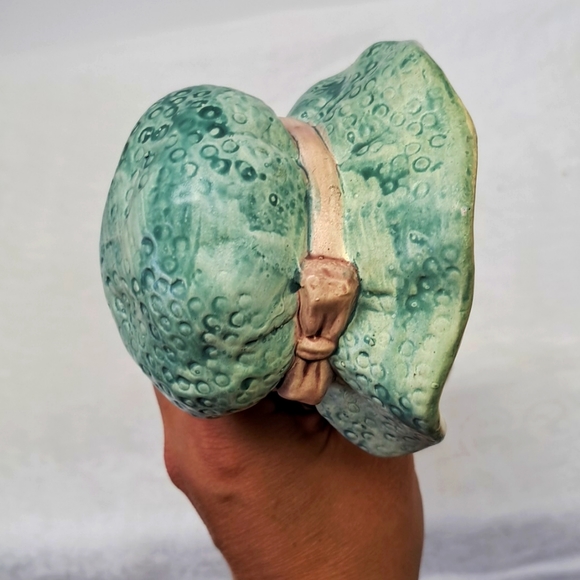 Vintage Chalkware hand-painted bonnet girl coin bank marked Japan - Picture 7 of 7